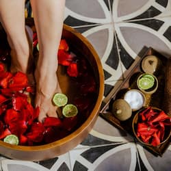 Behandlungsräume für Paare, Körperbehandlungen, Aromatherapie