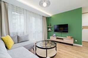 Living room - Modern Apartment on Łobzowska Street (Kraków)