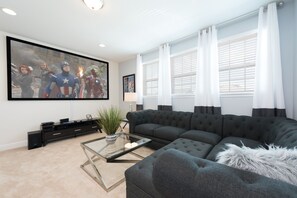 TV - Alluring Home with Private Pool Near Disney with Waterpark & Resort Access at. (Kissimmee)