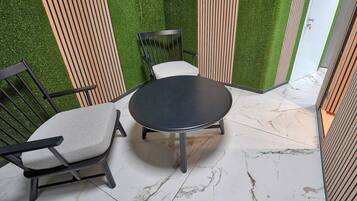 Coin salon dans le hall