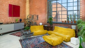 Departamento (1 Bedroom) | Área de sala de estar