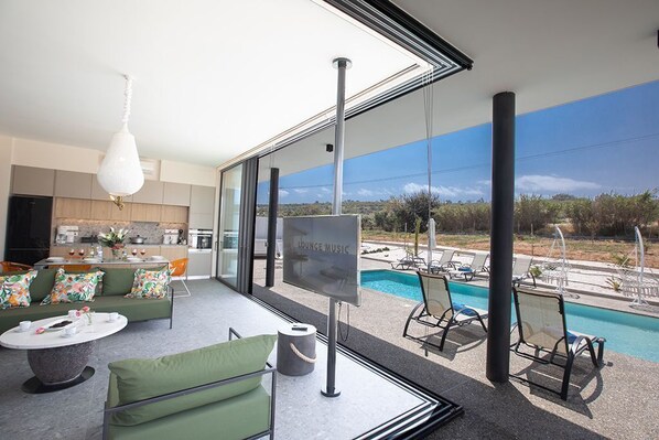 Außenpool, beheizter Pool