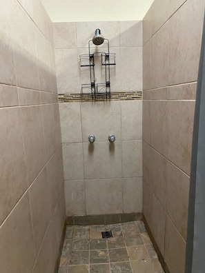 Combined shower/tub