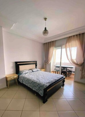 2 bedrooms, free WiFi, bed sheets - Superb apartment in residence with swimming pool (Sidi Rahal)