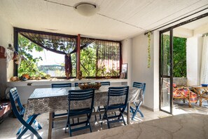 Dining - 'Holiday Home in Gastouni' with Balconies & Wi-Fi (Ilias)