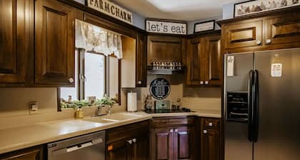 Lazy 8 is a remodeled historical farmhouse in the countryside of Snyder Co., PA