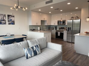 Smart TV, fireplace, printers
