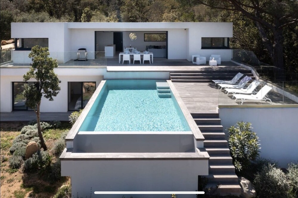 Architect villa with open sea view
