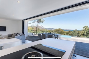 Blick von der Unterkunft