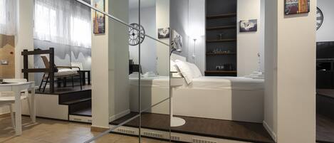 1 bedroom, individually furnished, laptop workspace, iron/ironing board