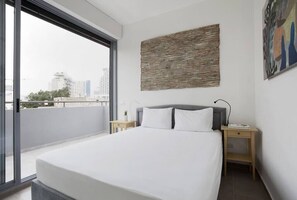 2 slaapkamers, een strijkplank/strijkijzer, wifi, beddengoed