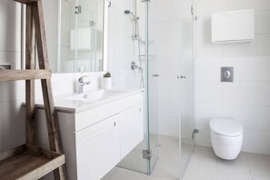 Regadera y secadora de cabello 