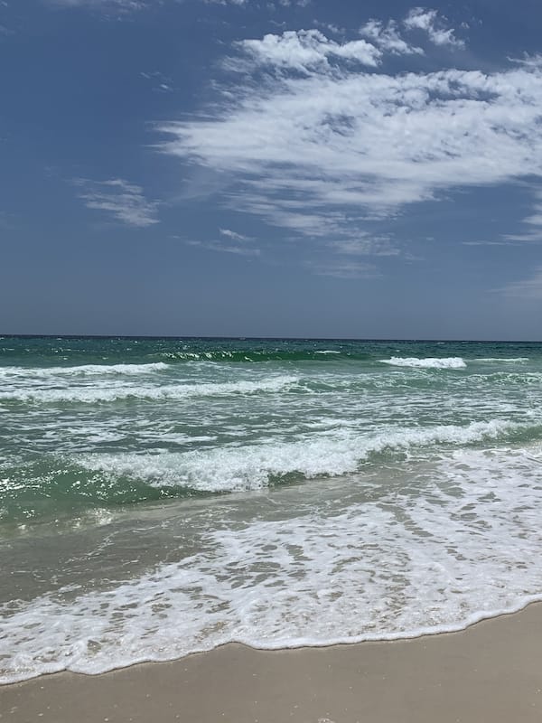 Beach nearby, white sand