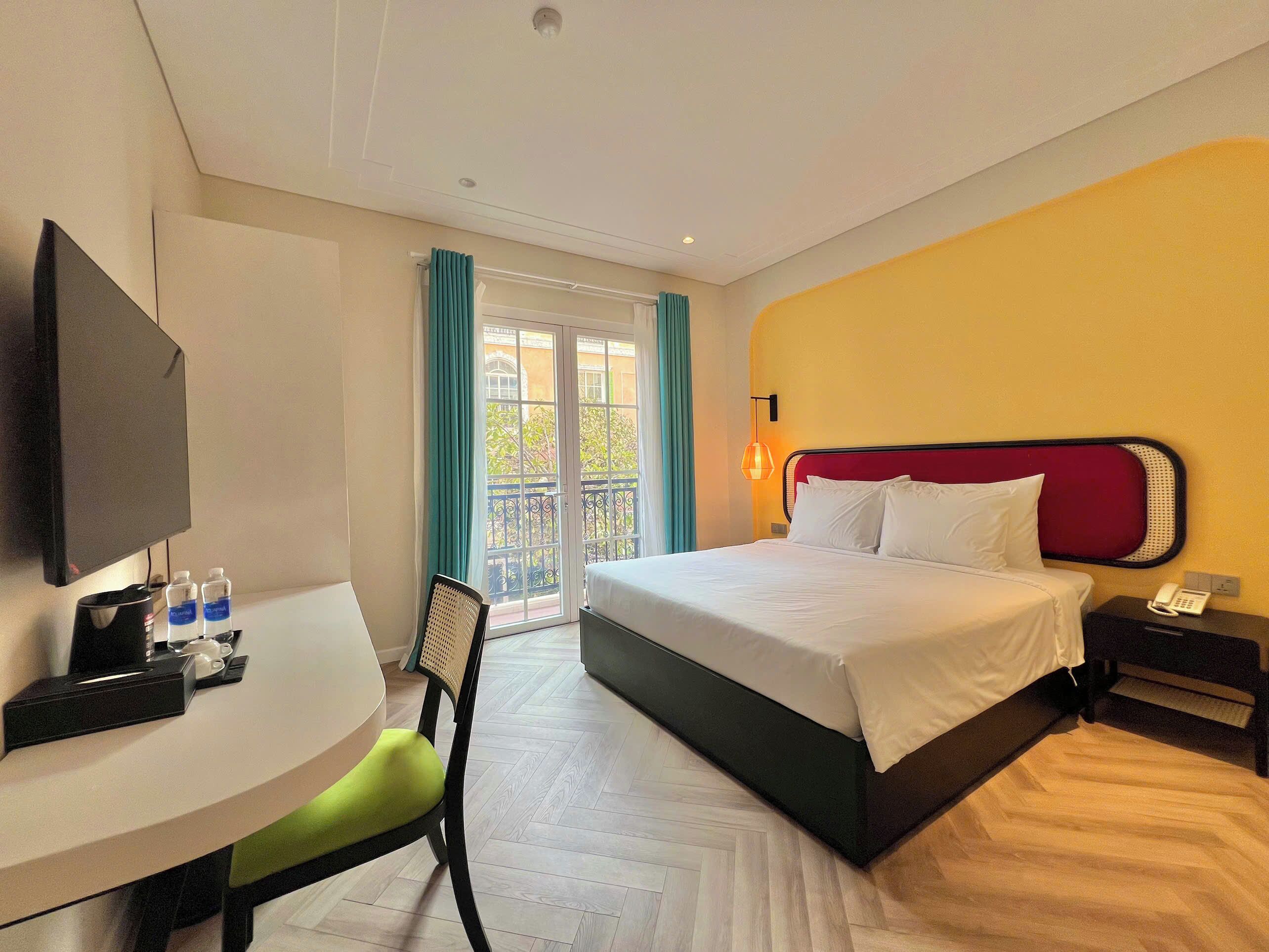 Phòng đôi Superior | Bộ trải giường bằng vải cotton Ai Cập, bộ đồ giường cao cấp 