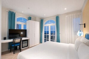 Habitación doble Deluxe | Sábanas de algodón egipcio y ropa de cama de alta calidad 