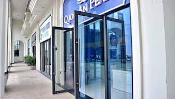 Façana frontal de l'allotjament
