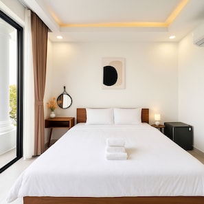 Sábanas de algodón egipcio, ropa de cama de alta calidad y minibar