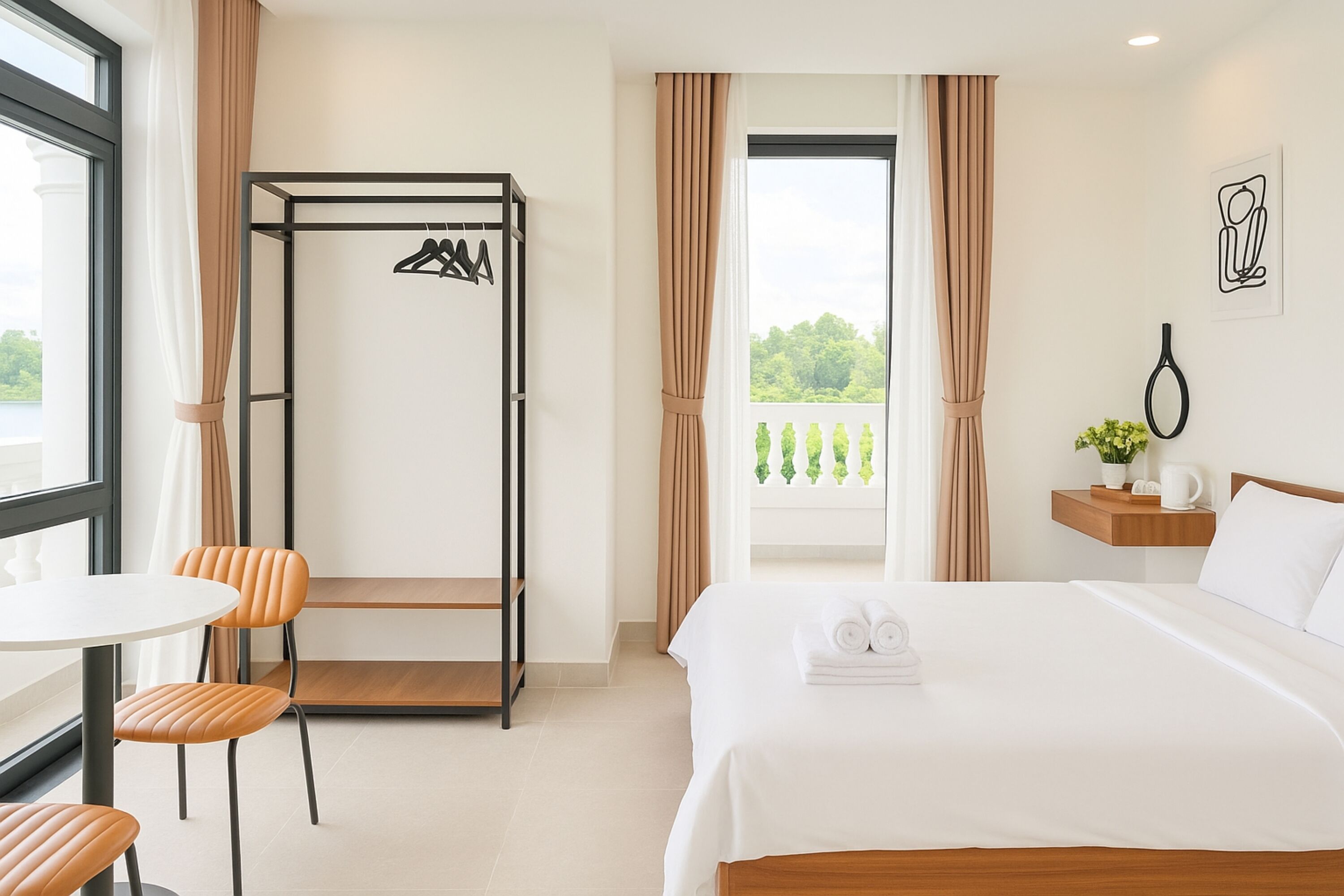 Deluxe Double Room | Egyptian cotton sheets, premium bedding, minibar, individually decorated