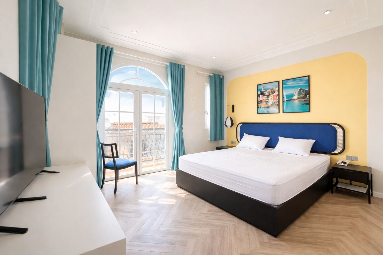 Bộ trải giường bằng vải cotton Ai Cập, bộ đồ giường cao cấp 