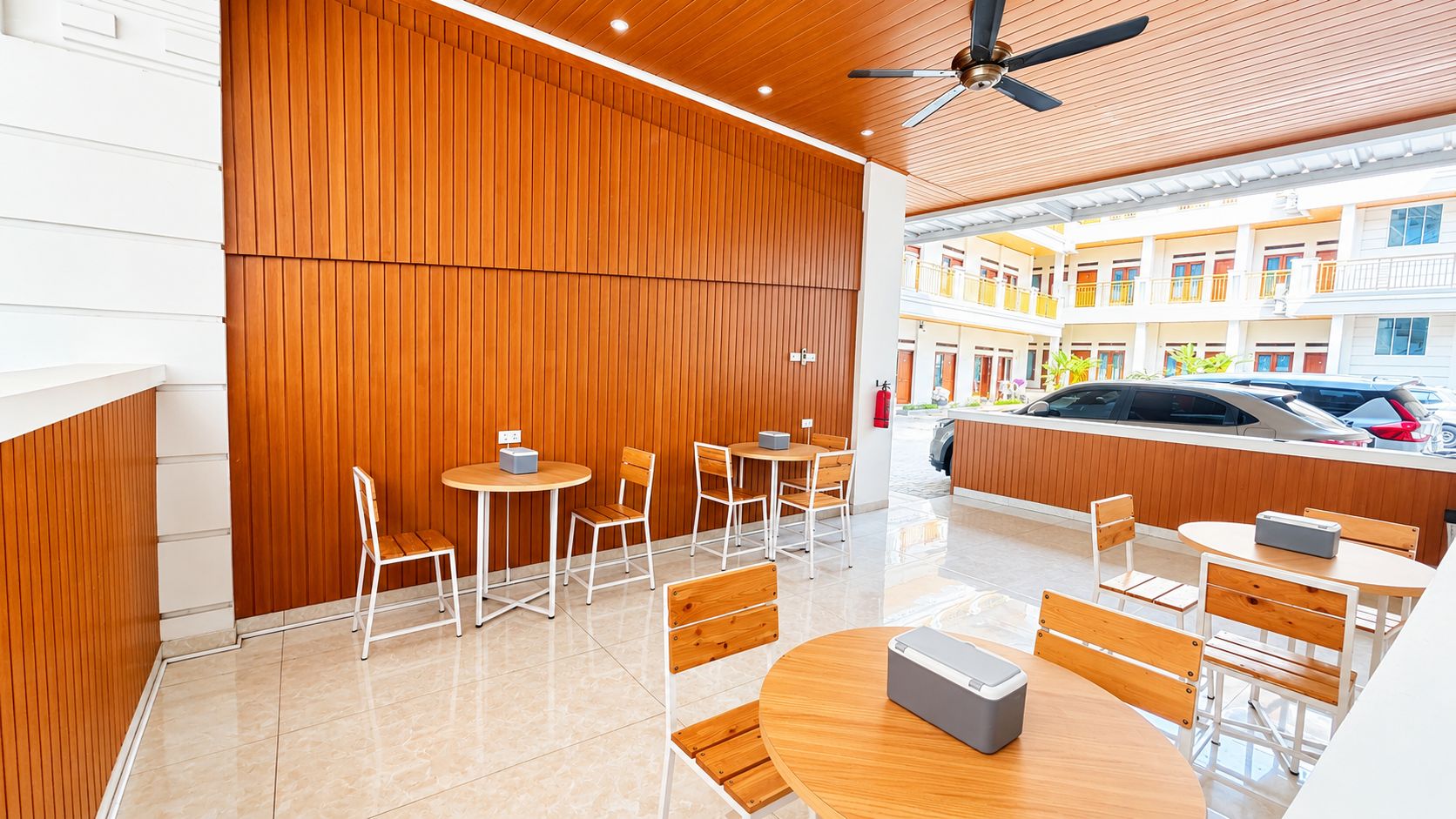 Sitteområde i lobbyen