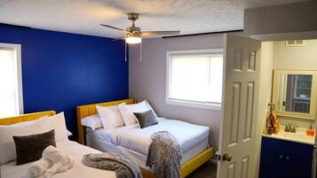 3 bedrooms, iron/ironing board, free WiFi, bed sheets