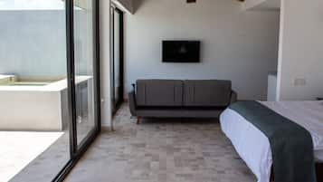 Departamento familiar, 3 habitaciones, alberca privada, vista al jardín | Comedor