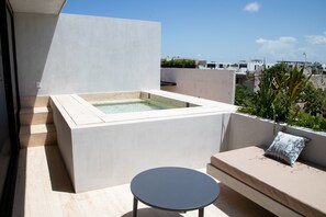 Luxury Apartment, 2 Bedrooms, Private Pool, Courtyard View | Terrace/patio - Kiin Tulum (Tulum)