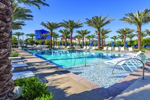 Udendørs pool, opvarmet pool