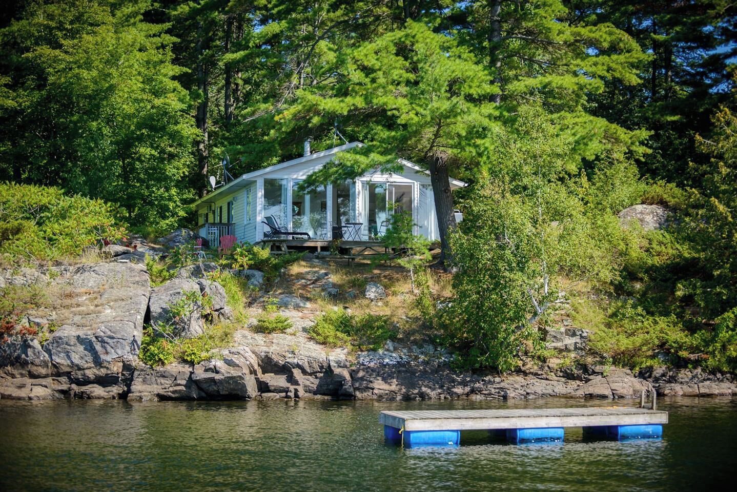 Your front yard is the lake and your dock
