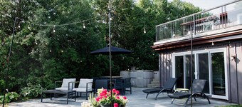 Demilune Lodge - Serene cabin with hot tub