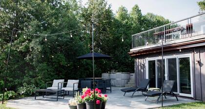 Demilune Lodge - Serene cabin with hot tub