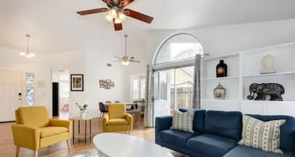 Vibrant home with gazebo