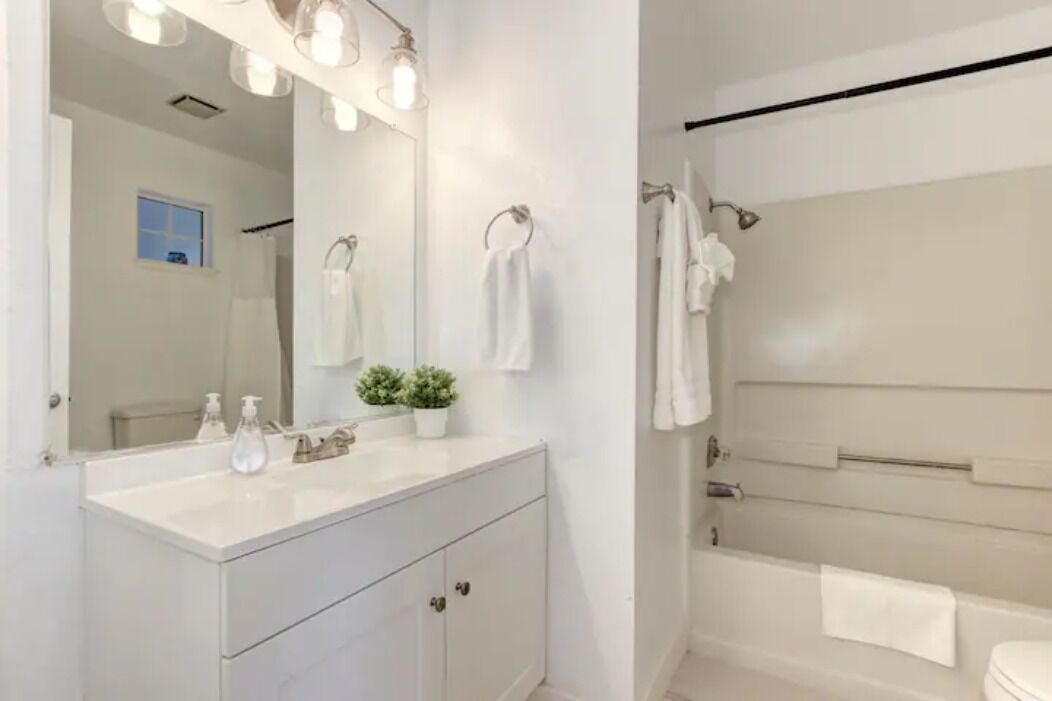 Vibrant home with gazebo