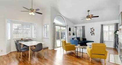 Vibrant home with gazebo