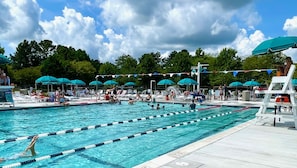 Indoor pool, outdoor pool