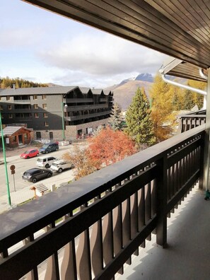 Property grounds - 100m from ski slopes, 3rd floor, balcony, parking, tv, ski locker, 42m², Les 2 Alpes (Les Deux Alpes)