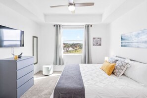2 bedrooms, iron/ironing board, travel crib, free WiFi