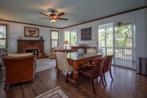 獨棟房屋, 多張床, 花園景觀 | 用餐區