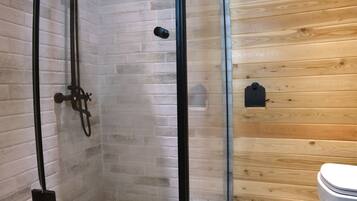 Shower, hair dryer