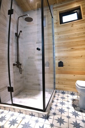 Shower, hair dryer