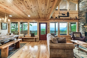 Smart TV, fireplace, video games, books