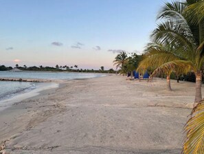 Na praia, toalhas de praia 