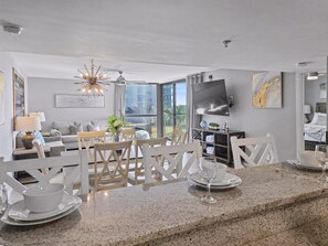 Smart TV, video games, DVD player, video library