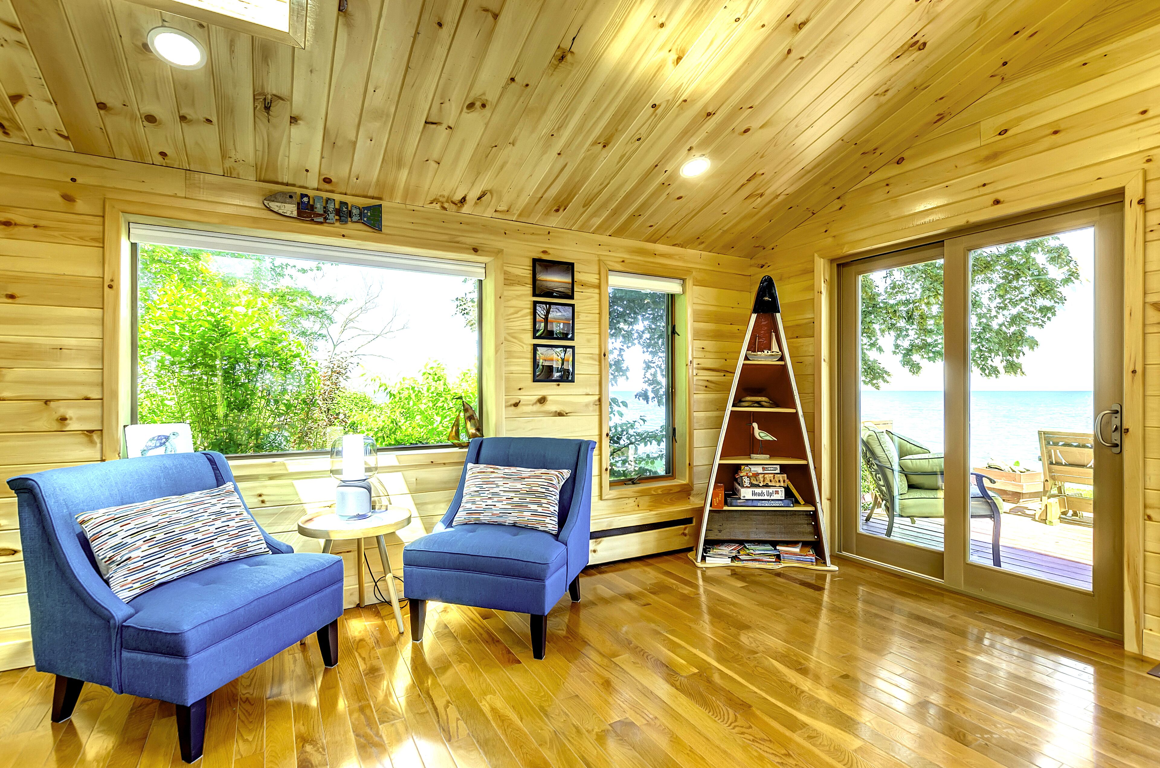 TV connectée, cheminée