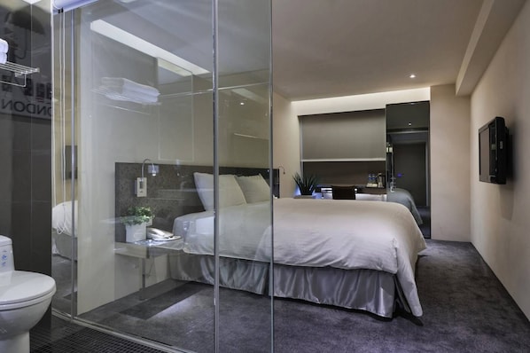 Standard Double Room | Premium bedding, down duvets, Select Comfort beds, desk - Hotelshere Taipei (Taipei)