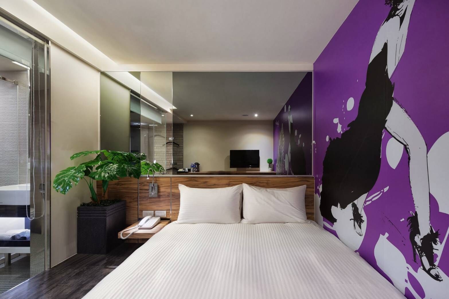Economy Double Room | Premium bedding, down comforters, Select Comfort beds, desk