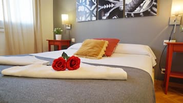 3 habitaciones, internet y ropa de cama