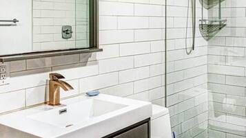 Hair dryer, towels