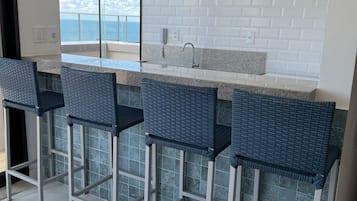 Vue depuis lâhĂ©bergement