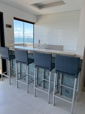 Uitzicht vanuit accommodatie